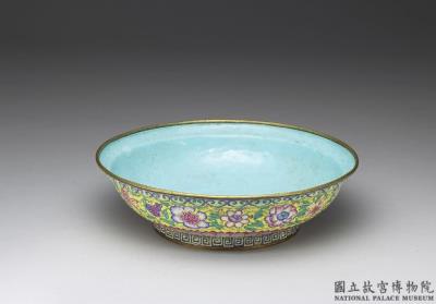 图片[2]-Copper-body painted enamel dish with flowers of four seasons, Qing dynasty, Qianlong reign (1736-1795)-China Archive